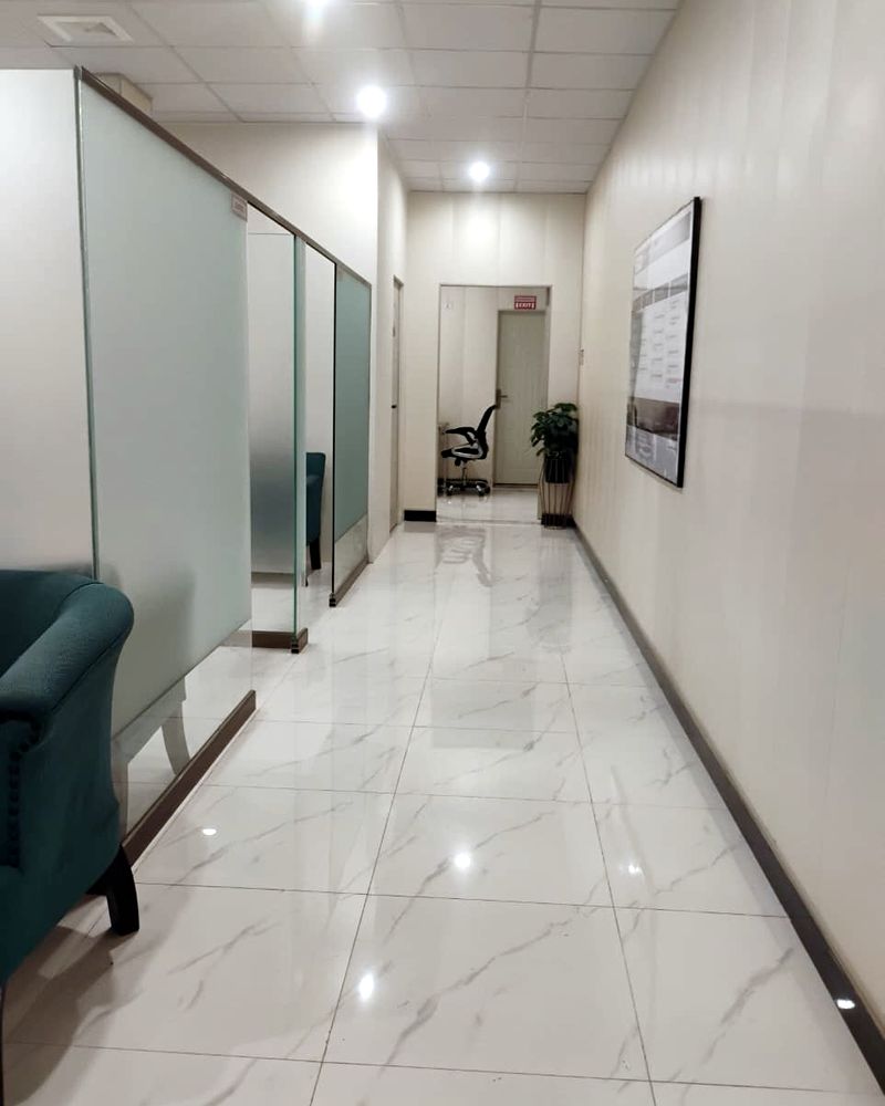 Corridor to access-controlled areas